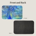 thumbnail image 2 of Pofeuu Peacock Print Hem Mat 40x60 - Multipurpose Doormat for Indoor & Outdoor Use - Welcome Your Guests with our Entrance Mat, 2 of 6