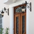 thumbnail image 5 of Amagabeli 2 Pack Hanging Plants Bracket 11'' Wall Planter Hooks Hangers Flower Pot Bird Feeder Wind Chimes Lanterns Patio Lawn Garden for Outdoor Indoor Fence Screw Mount Against Door Arm Hardware, 5 of 9