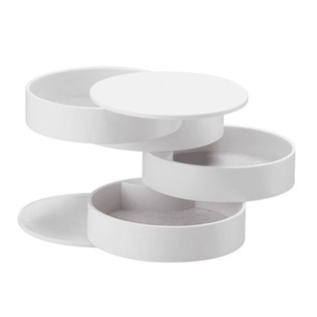 Organizador de joyas, joyero multicapa giratorio de escritorio Simple escandinavo Sailing Electrónica