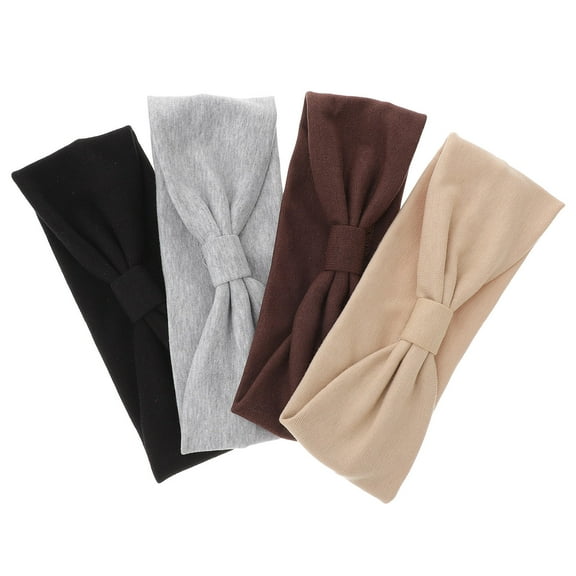 LOLIPPYY 4Pcs Wide Hairband for Women Face Washing Non Slipping Cotton