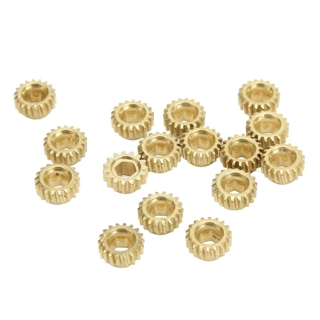 18 Uds clavija de afinación engranaje agujero hexagonal Metal para afinadores de cuerdas de guitarra clásica relación 1:18