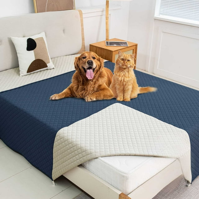 Protège-meubles Lavable Couverture pour Animaux de Compagnie pour Chiens et Chats Housse de Sofa Canapé Durable Design Réversible Usage Intérieur