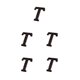 thumbnail image 1 of Wosthever Letras de metal negro para puertas Fácil de instalar y decoración efectiva T confiable y duradera Type2 NO2, 1 of 6