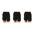 thumbnail image 4 of Jumpingount Pantalones cargo Pantalones cortos de bolsillo Cintura suelta Pantalones de verano Ropa de calle informal Moda para deportes de playa Type1 NO1, 4 of 6