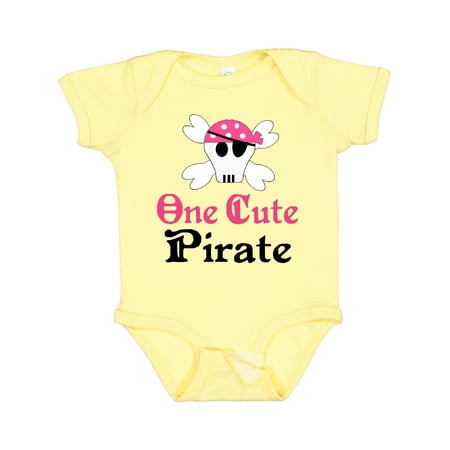 

Inktastic Girls Cute Pirate Girls Baby Bodysuit