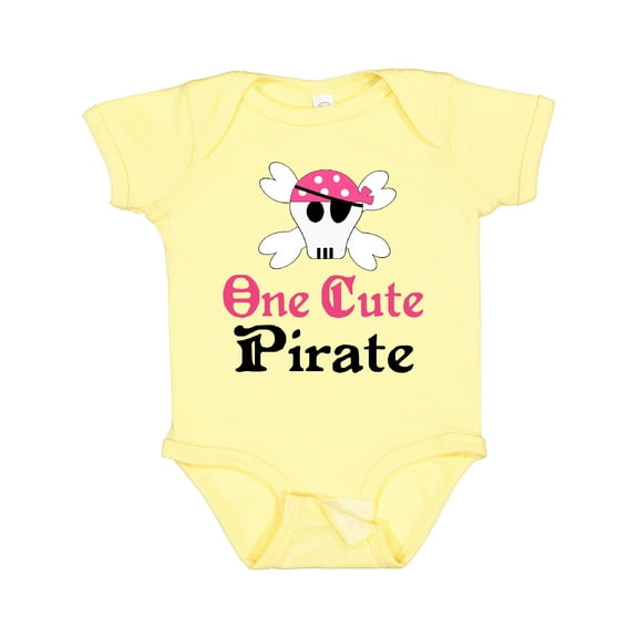 Inktastic Girls Cute Pirate Girls Baby Bodysuit