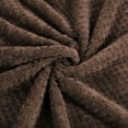 thumbnail image 5 of PiccoCasa Bed Blanket Mesh Soft Plush Fleece Blanket Queen 78"x90", Coffee Color, 5 of 7