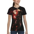 thumbnail image 3 of Jujutsu Kaisen Yuji Itadori Kids T-Shirt 3d Printed Graphic T-Shirts Boys And Girls Short Sleeve Shirts For Youth Kids X-Small, 3 of 7