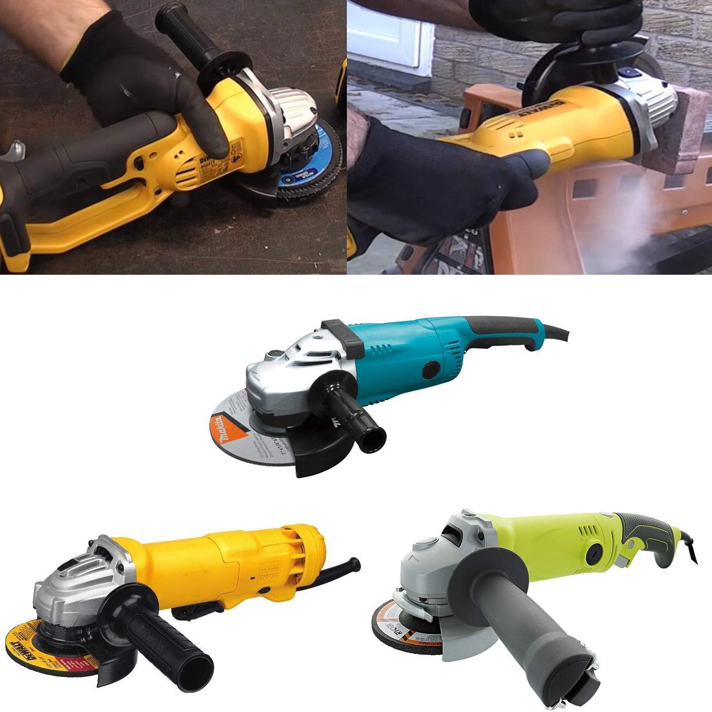 Image of Makita 9564CV angle grinder on Walmart's website