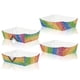 thumbnail image 3 of 24 bandejas de barquitos de comida: bandejas de arcoíris, barquitos de papel para aperitivos, plato resistente a la grasa para fiestas del orgullo LGBT, pícnics, dulces, palomitas de maíz, perritos, 3 of 4