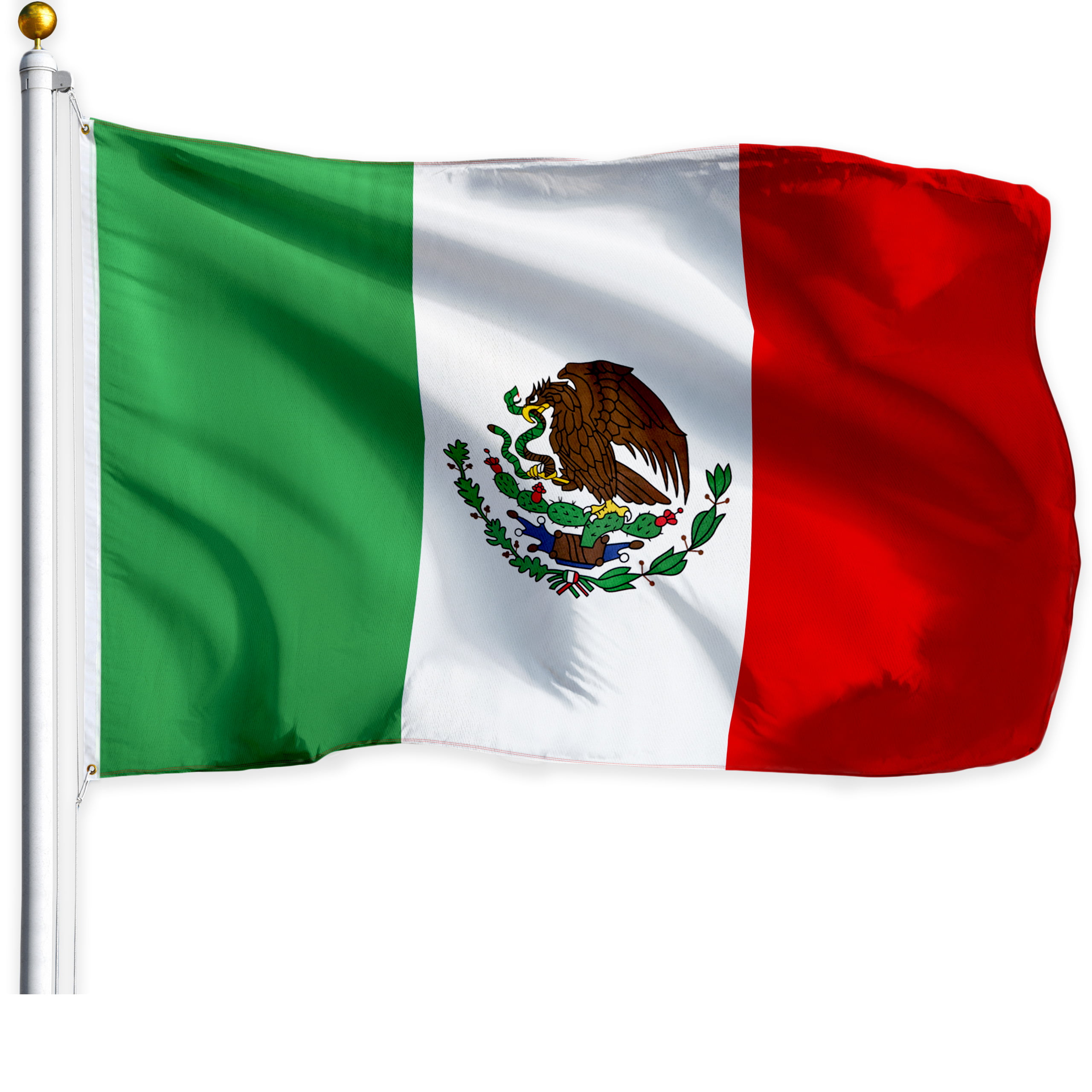 3' x 5' ft Flag Mexico Indoor Outdoor Country Mexican Yard w/ Grommets Feet 
