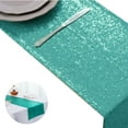 thumbnail image 3 of Wedding Banquet Party Decoration Round Table Cloth Sparkly Pink Gold Sequin Table Runner for Wedding / Events Decoration, 3 of 9