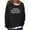 Black, variant on IROINNID Women's Long Sleeve Sweatshirt Round Neck Mid-Length Print Loose Oversized Funny Text Letter n Single Sweatshirt Tops Pullover, Red