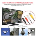 thumbnail image 3 of M12 4Pin cabeza de aviación hembra a BNC/RCA/DC CCTV Cámara AV Cable adaptador, 3 of 6