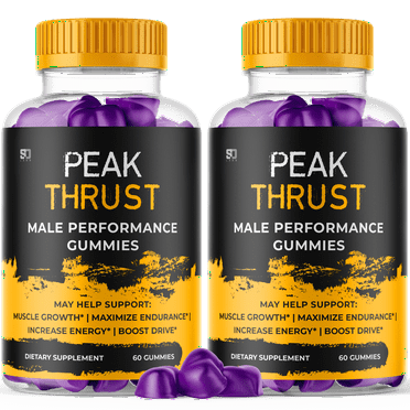 Peak Thrust Gummies for Men Advanced Max Strength Supplement 120 Gummies
