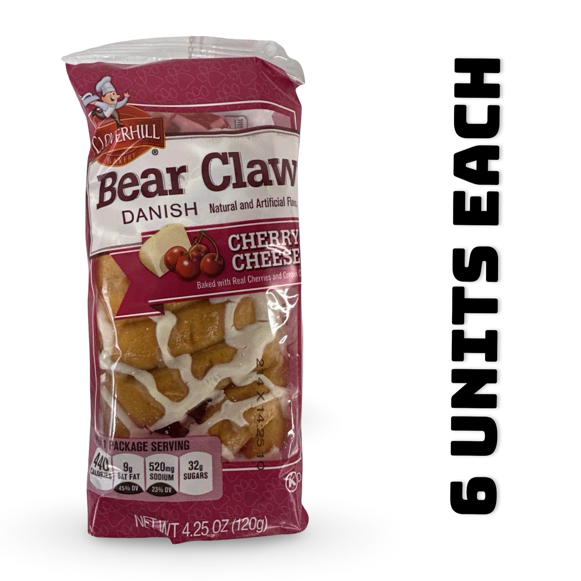 Cloverhill Big Texas & Cherry Danish | 12 Pack - Walmart.com