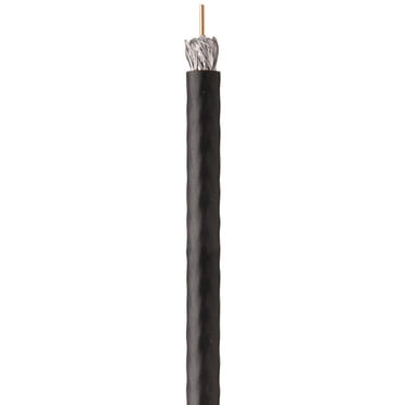 Tram-Browning BR-240 100ft Coax Cable – LMR240 Type, RG8X, Solid Center Conductor, 50 Ohm, Low Loss, Black