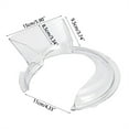 thumbnail image 5 of Mixer Splash Guard Replacement Pouring Shield Clear Pouring Shield Cook Machine Accessories for Easy Blending Cleaning, 5 of 14
