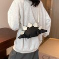 thumbnail image 2 of gcong Stylish Dinosaur Messenger Bag 3D Animal Shape Crossbody Phone Purse with Detachable Chain Strap, 2 of 4
