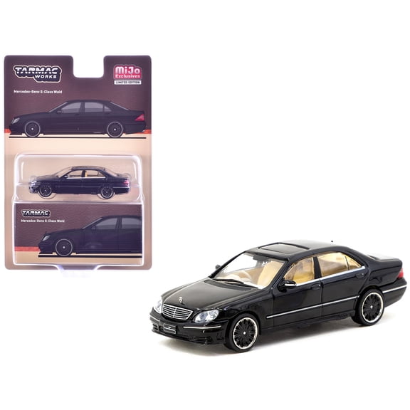 Mercedes-Benz S-Class Wald Black "Global64" Series 1/64 Diecast Model by Tarmac Works