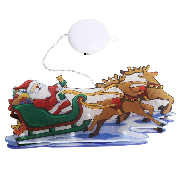 AMONIDA Christmas Lights LED Suction Cup Window Hanging Lights Holiday Decoration Lights