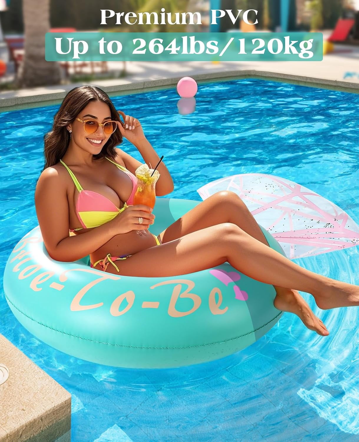 Diamond Ring Drink Float - Bridal Gifts - Ring Pool Floatie - Bachelorette Party Pool Accessory - Custom Drink Floats - Bridal Party Gifts - Australia