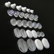 thumbnail image 2 of 100 Uds. Almohadillas transparentes para pendientes, almohadillas cómodas de silicona para pendientes, Clips en pendientes, 2 of 4