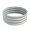 thumbnail image 2 of Gzxs 2.7ft x 11" Tall Galvanized Raised Garden Beds Outdoor, Round Metal Planter Box for Planting Vegetables Flowers Herb, Anti-Rust & Easy-Setup, Silver, 2 of 6