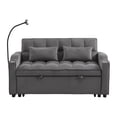 thumbnail image 5 of Miekor Furniture Sofa Bed with Trundle Dark Grey MK6898, 5 of 12
