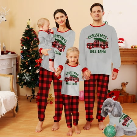 

Kaket Matching Christmas Family Pajamas Set for Family Christmas Pjs Sets Long Sleeve Xmas Loungewear Set/Baby-50