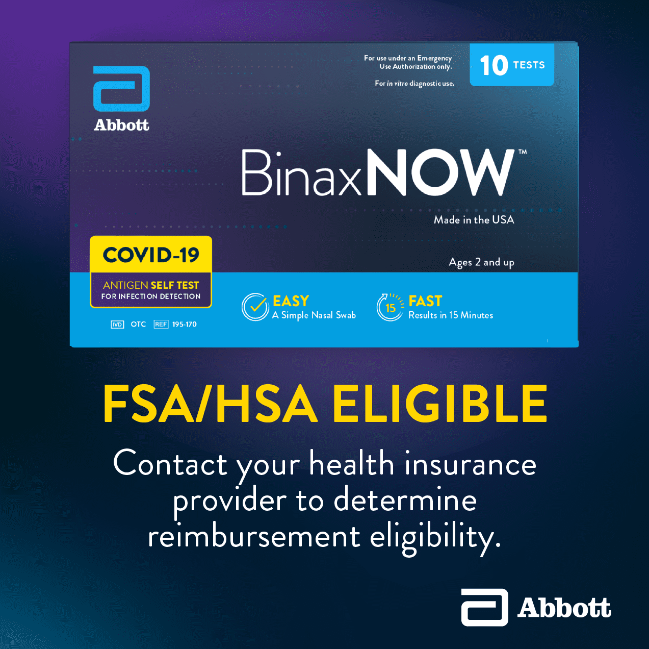 BinaxNOW COVID-19 Antigen Self-Test, 10-Count Pack - Walmart.com