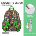 thumbnail image 5 of Small Floral Pattern Lightweight Backpack for Commuters, 5 of 6