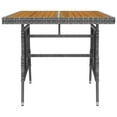 thumbnail image 7 of vidaXL Patio Furniture Set Outdoor Table and Chair with Cushions Poly Rattan, 7 of 7