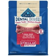 54 oz (2 x 27 oz) Blue Buffalo Wheat-Free Daily Dental Bones Regular