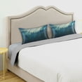 thumbnail image 5 of Dailycode Satin Pillow Case Standard Silk Pillow Cover for Hair and Skin Envelope Closure Dense Forest 20"x26", 5 of 9