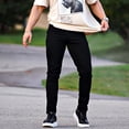thumbnail image 3 of GINGTTO Men's Lightweight Stretch Slim Fit Denim Jeans for Casual Daily Wear, 3 of 5
