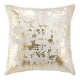 thumbnail image 4 of Safavieh Edmee Metallic Damask Pillow, 4 of 4