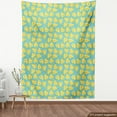 thumbnail image 4 of Fruits Sofa Upholstery Fabric by the Yard, Hand Drawn Like Repetitive Pattern Depiction of Vintage Style Pears, Decorative Fabric for DIY and Home Accents, Pale Sky Blue and Mustard by Ambesonne, 4 of 5