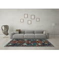 thumbnail image 3 of Ahgly Company Indoor Rectangle Persian Light Blue Traditional Area Rugs, 2' x 4', 3 of 4