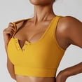 thumbnail image 3 of Sujetador deportivo para mujer, Bralette sin costuras con espalda cruzada, Top corto acolchado, soporte de alto impacto para gimnasio, entrenamiento, Fitness, 3 of 6