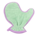 thumbnail image 1 of Guante de toalla de limpieza para mascotas, fibra superabsorbente, reutilizable, para baño de gatos y perros, herramientas para el cuidado de mascotas, color verde, 1 of 12