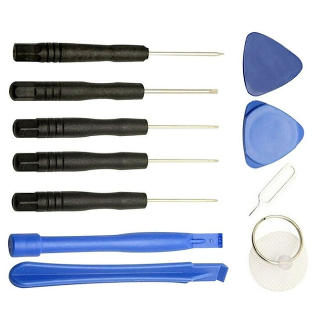 Agiferg Trousse d'Outils de Réparation pour Ouverture de Téléphone Cellulaire 11 en 1 Tournevis pour Téléphone Intelligent pour iPhone