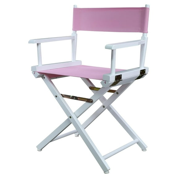 200-01/021-22 Director Chair 18" - Classic Height WhiteFrame/ Canvas
