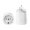 White, variant on erfcxs Us Travel Adapter US Adapter Socket German Plug Adaptor US German Plug For EU To US/Canada/Mexico/Thailand Etc. Travel Plug Power Adapter White