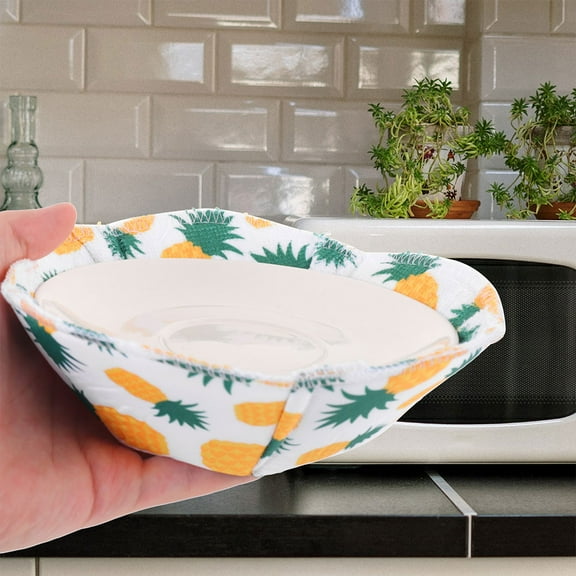 LOLIPPYY Microwave Bowl Cozy Set of 4 - , Anti- Polyester Cotton Covers for Hot Bowls
