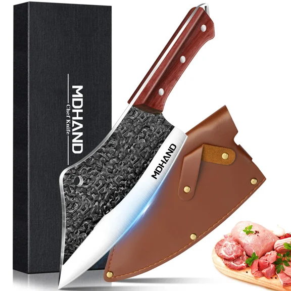 Mdhand Japanese Kitchen Knife Damascus Steel Chef Slicer Meat Cooking Cutlery