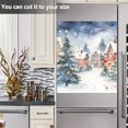 thumbnail image 4 of Christmas Trees in Winter Print Dishwasher Magnet Cover Magnetic Dishwasher Refrigerator Sticker Door Home Decorative Art Kitchen Panel Decal 23x26 Inch, 4 of 6