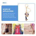 thumbnail image 5 of WHAMVOX 1Pack Chinese Style Keychain Zinc Alloy Rhinestone Key Decoration For Thanksgiving, 5 of 8