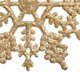 thumbnail image 4 of Inteprter 12 piezas de decoración de copos de nieve de Navidad portátiles para interiores y exteriores, decoración para sala de estar, adorno Kits de decoración para fiestas Dorado, 4 of 6