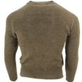 thumbnail image 3 of WWII Era French Military Issued Wool Sweater, Warm Comfortable Wool, Medium, OD, 3 of 3
